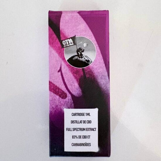 Pink Runtz 83% CBD + CBN cartridge 1 ml